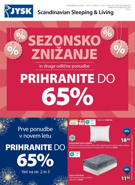 JYSK katalog Sezonsko znižanje do 2.2.