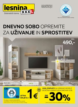 Lesnina katalog Dnevno sobo opremite za uživanje in sprostitev