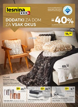 Lesnina katalog Dodatki za dom za vsak okus