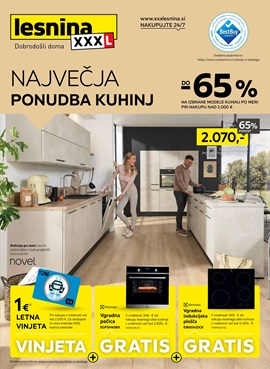 Lesnina katalog Največja ponudba kuhinj januar 2025