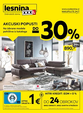 Lesnina katalog Akcijski popusti do -30%