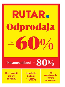 Rutar katalog Odprodaja do -60%