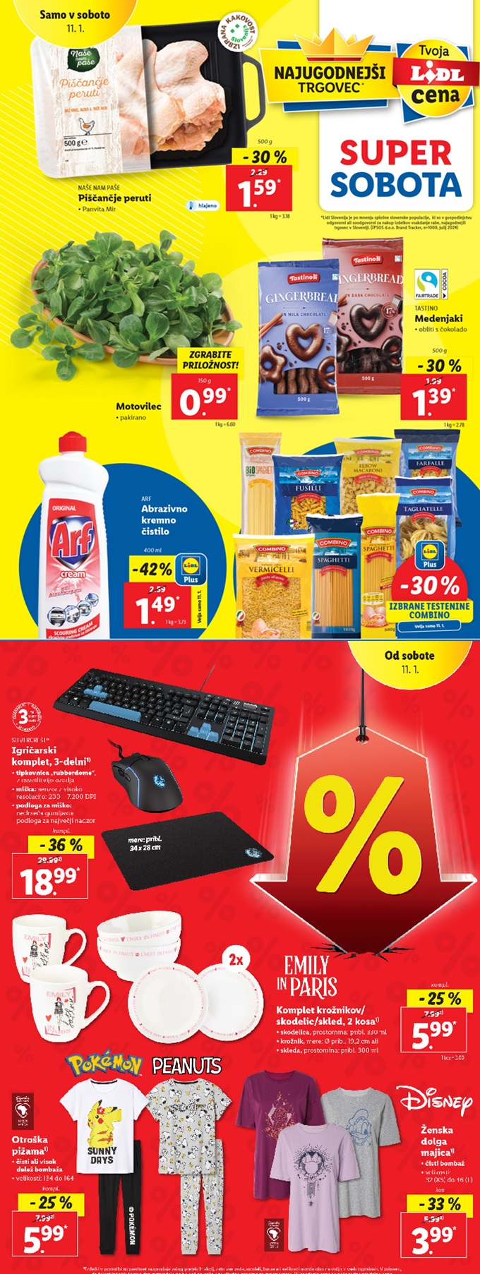 Lidl super sobota 11.1.