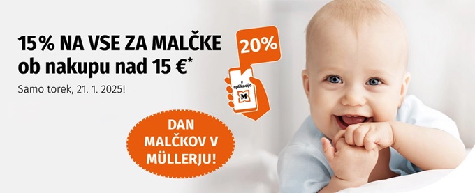 Muller akcija na vse za malčke