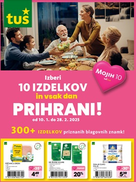 Tuš katalog Mojih 10 do 8.2.