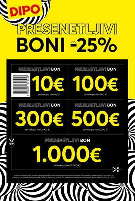 Dipo katalog Presenetljivi boni do -25%