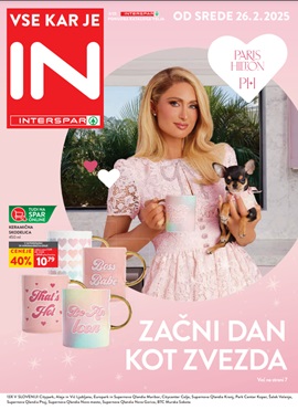 Interspar katalog Začni dan kot zvezda