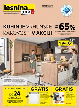 Lesnina katalog Kuhinje vrhunske kakovosti v akciji