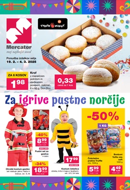 Mercator katalog Za igrive pustne norčije