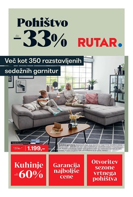 Rutar katalog Pohištvo do -33%