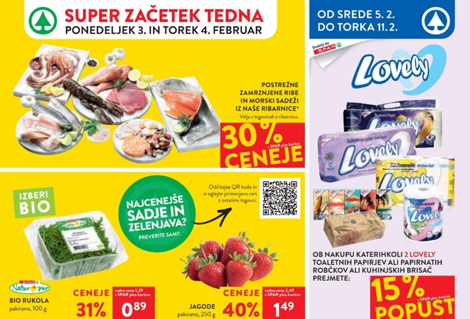 Spar in Interspar akcija za začetek tedna do 4.2.