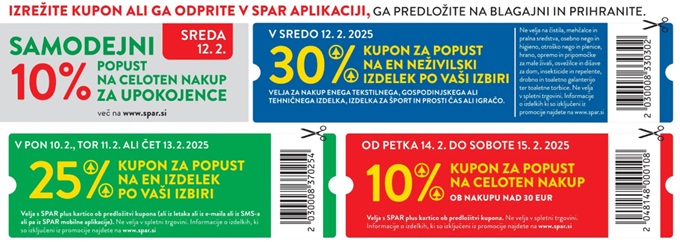 Spar Interspar kuponi