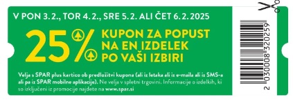 Spar kupon