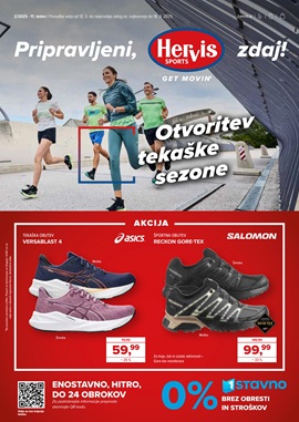 Hervis katalog Otvoritev tekaške sezone