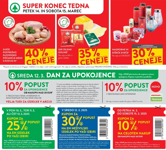 Spar in Interspar vikend akcija