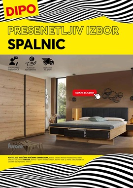 Dipo katalog Presenetljiv izbor spalnic