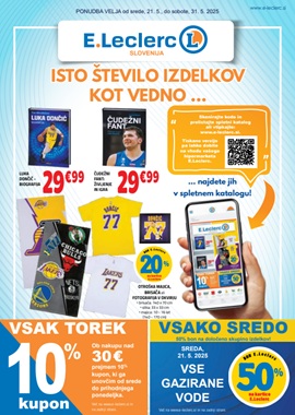 E Leclerc katalog Splet do 31.5.