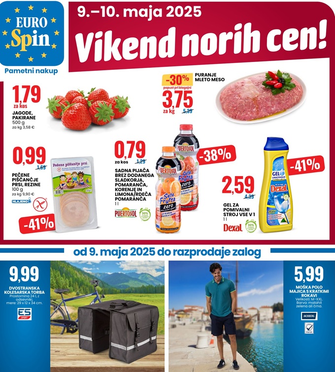 Eurospin vikend norih cen do 10.5.