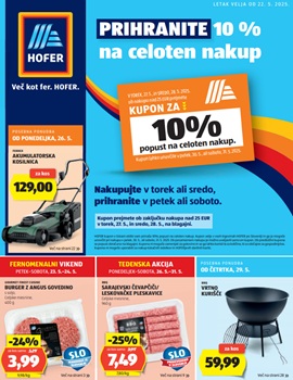 Hofer katalog od 22.5.