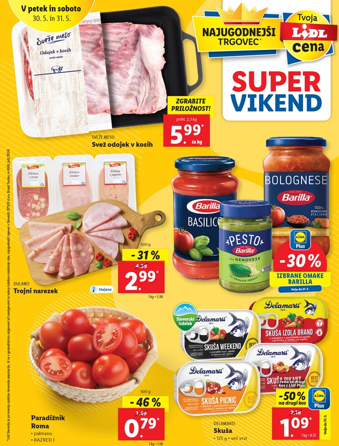 Lidl vikend akcija do 31.5.