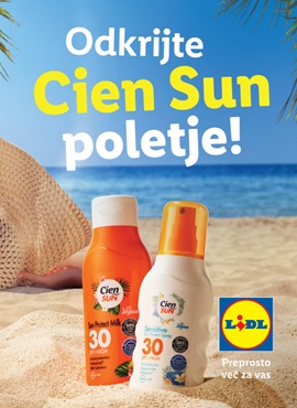 Lidl katalog Kreme za sončenje