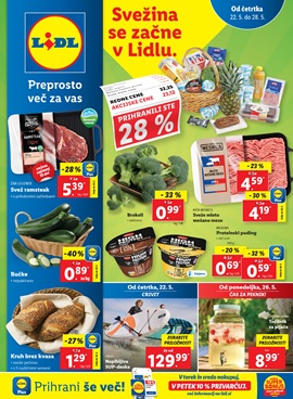 Lidl katalog živila do 28.5.