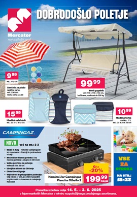 Mercator katalog Dobrodošlo poletje 2025