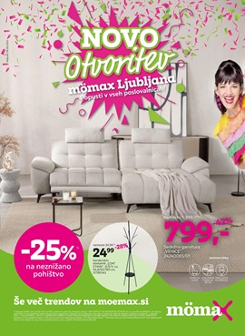 Momax katalog Otvoritev Ljubljana