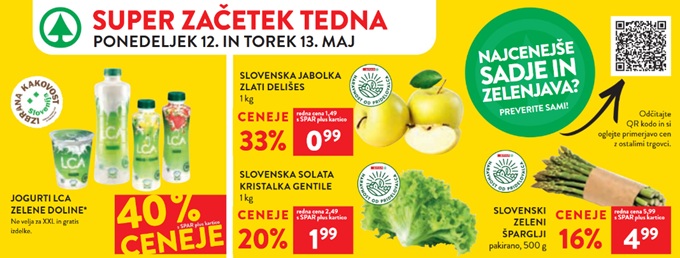 Spar in Interspar akcija za začetek tedna
