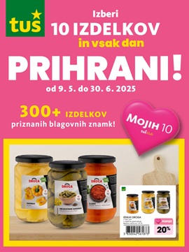 Tuš katalog Mojih 10 do 30.6.