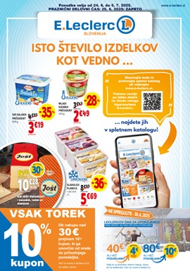 E Leclerc katalog Splet do 5.7.