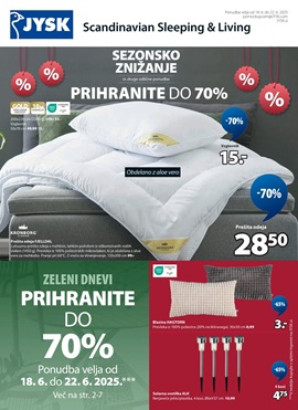 JYSK katalog Znižanje do 22.6.