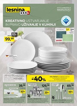 Lesnina katalog Kreativno ustvarjanje in pravo uživanje v kuhinji