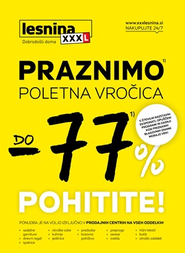 Lesnina katalog Poletna vročica do 19.7.