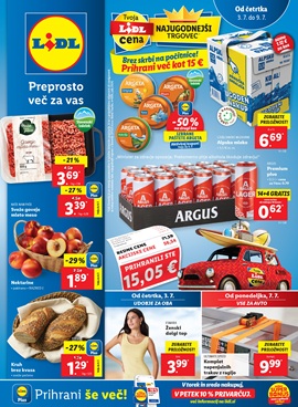 Lidl katalog živila do 9.7.