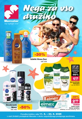 Mercator katalog Nega za vso družino do 24.6.