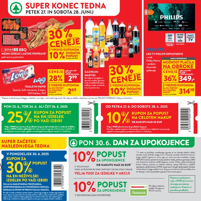 Spar in Interspar vikend akcija