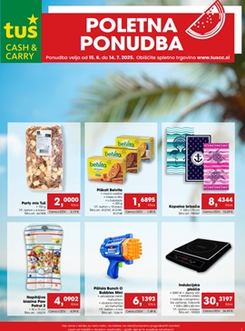 Tuš katalog Cash & Carry Poletna ponudba do 14.7.
