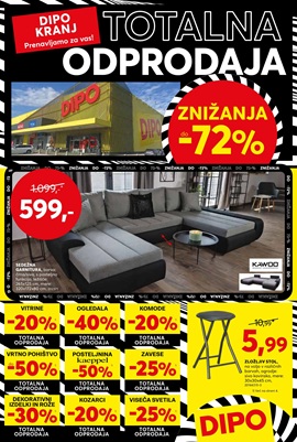 Dipo katalog Kranj Totalna odprodaja