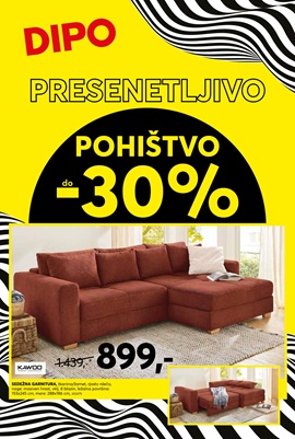 Dipo katalog Presenetljivo pohištvo do 2.8.