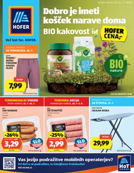 Hofer katalog od 24.7.