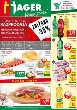 Jager katalog živila do 15.7.