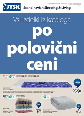 JYSK katalog Vsi izdelki iz kataloga po polovični ceni