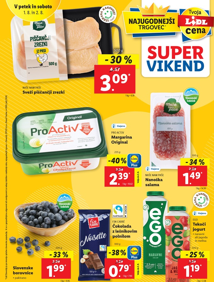 Lidl vikend akcija do 2.8.