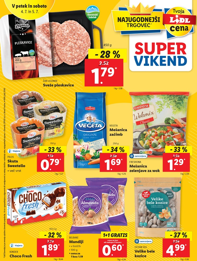Lidl vikend akcija do 5.7.