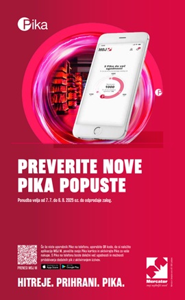 Mercator katalog Pika julij 2025