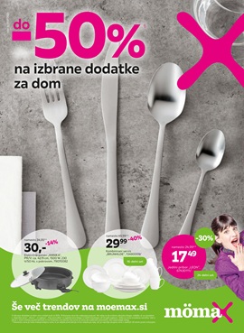 Momax katalog Do -50% na izbrane dodatke za dom