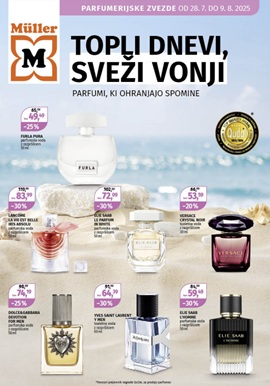 Muller katalog Dišave za poletje do 9.8.