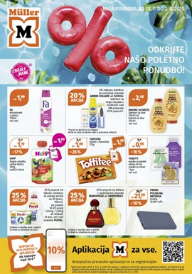 Muller katalog Poletne ponudbe do 2.8.