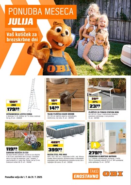 OBI katalog julij 2025